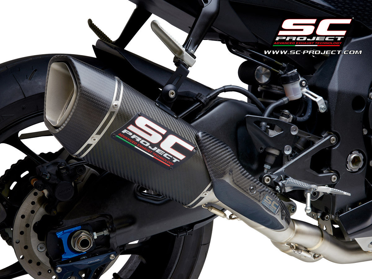 SC-Project Slip-On SC1-R + Cat Tube Yamaha YZF-R1/M RN32 (15-16)