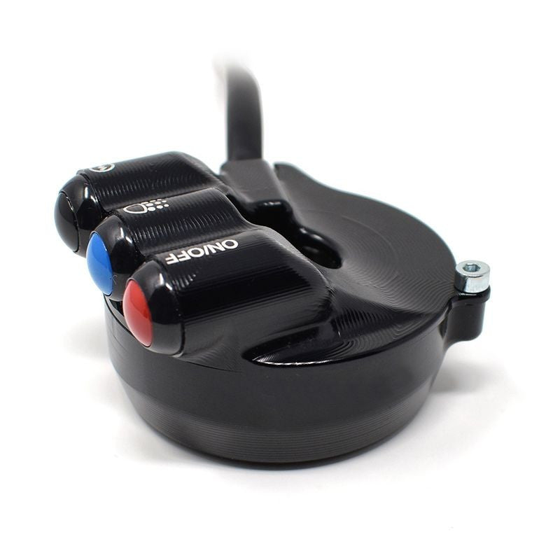 Gasgriffgehäuse mit integriertem Lenkerschalter JetPrime Aprilia RSV4/RR/1100 Factory (21-25) JP ACC 660 RV