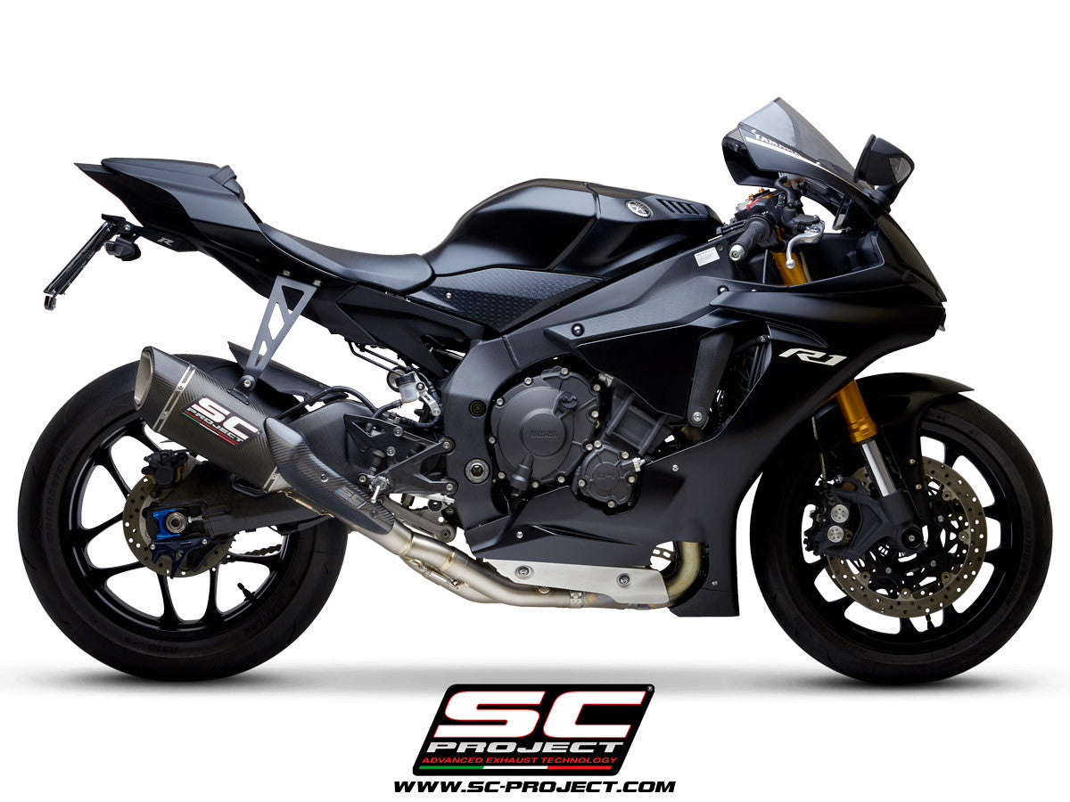 SC-Project Slip-On SC1-R + Cat Tube Yamaha YZF-R1/M RN65 (20-25)