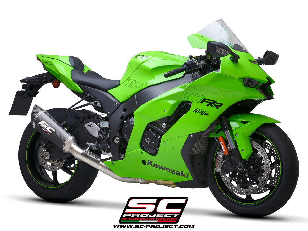 SC-Project Slip-On SC1-R + KAT-Ersatzrohr Kawasaki ZX-10 R/RR (21-25) K38A-DET91C