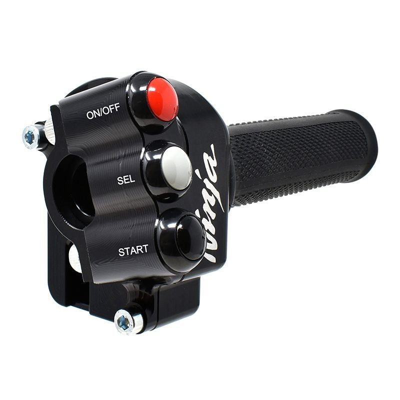 Gas grip housing with handlebar jetprime Kawasaki ZX-10 R/RR (21-25) JP ACC 054