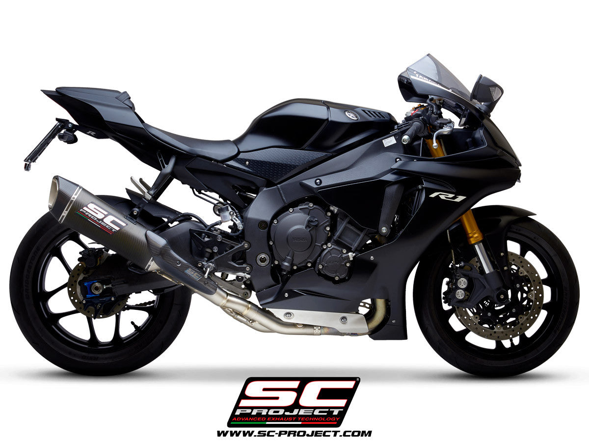 SC-Project Slip-On SC1-R + Cat Tube Yamaha YZF-R1/M RN65 (20-25)