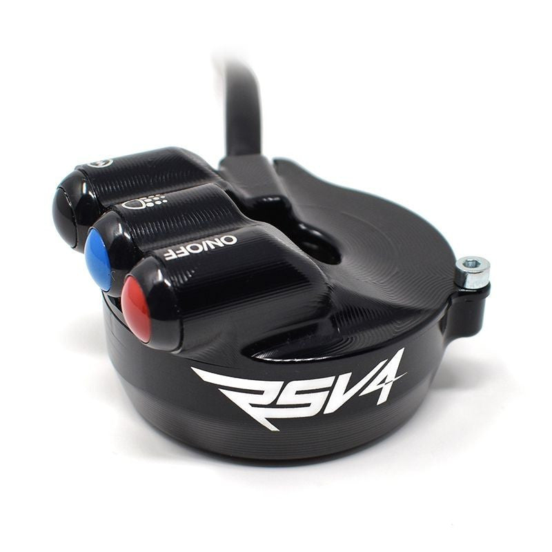 Gasgriffgehäuse mit integriertem Lenkerschalter JetPrime Aprilia RSV4/RR/1100 Factory (21-25) JP ACC 660 RV