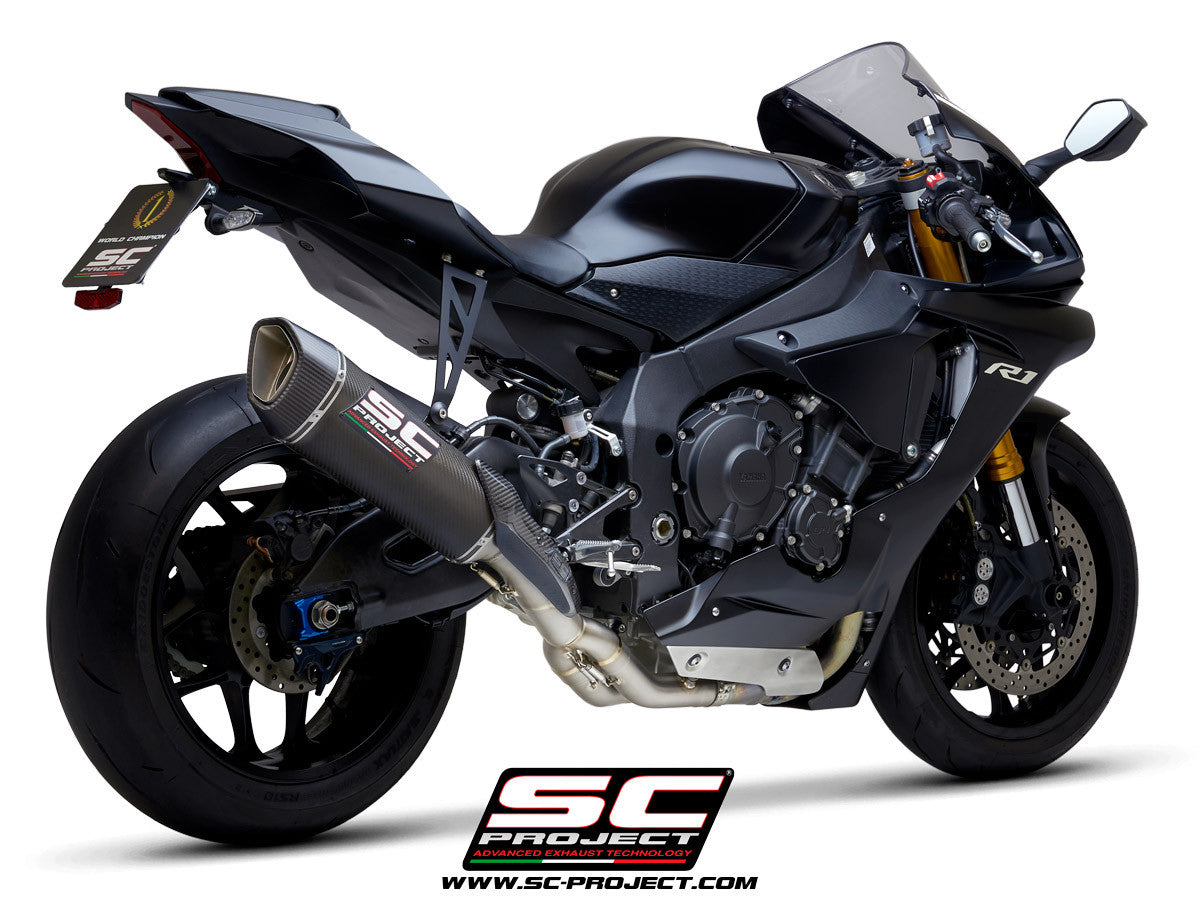 SC-Project Slip-On SC1-R + Cat Tube Yamaha YZF-R1/M RN65 (20-25)
