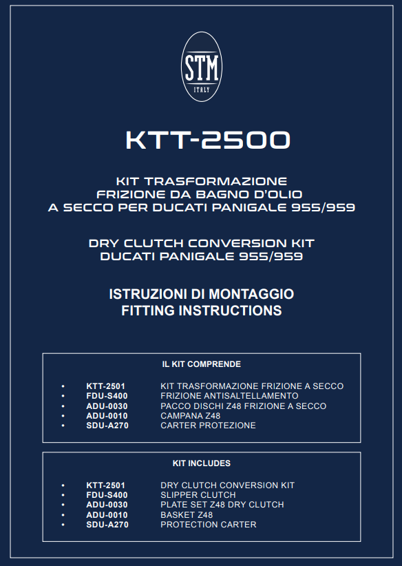 STM EVO SBK dry clutch Ducati Panigale V2 955 (20-24) KTT-2500