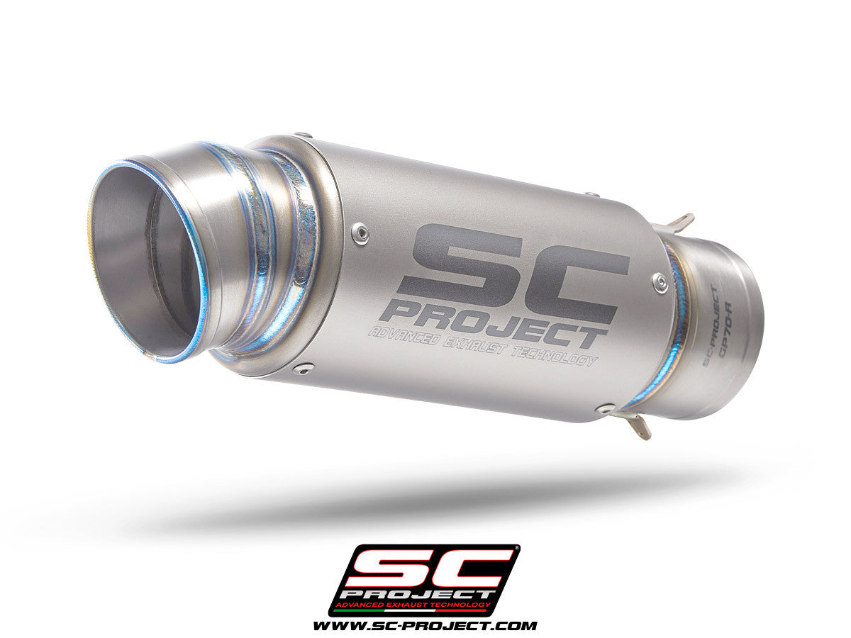 SC-Project Slip-On GP70-R + Cat Tube Yamaha YZF-R1/M RN65 (20-25) Y11C-DET70