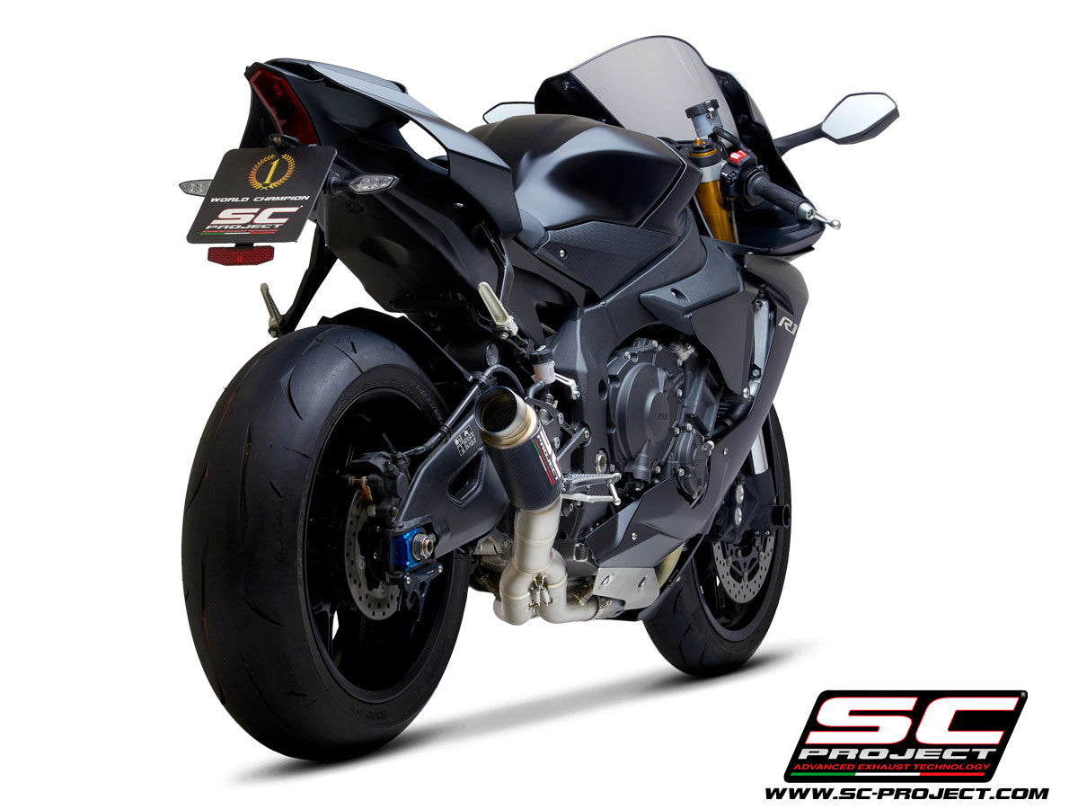 SC-Project Slip-On GP70-R + Cat Tube Yamaha YZF-R1/M RN65 (20-25) Y11C-DET70