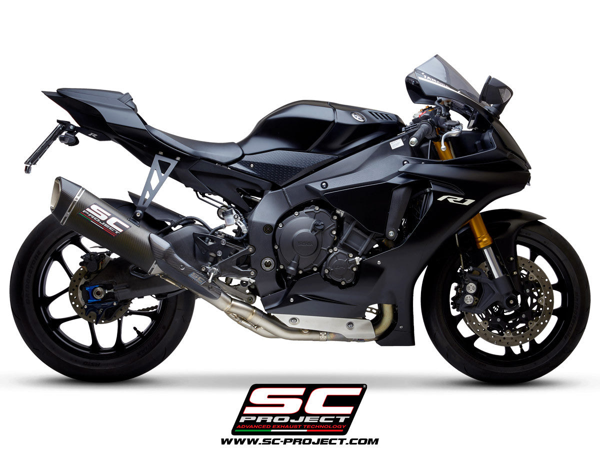 SC-Project Slip-On SC1-R + Cat Tube Yamaha YZF-R1/M RN32 (15-16)