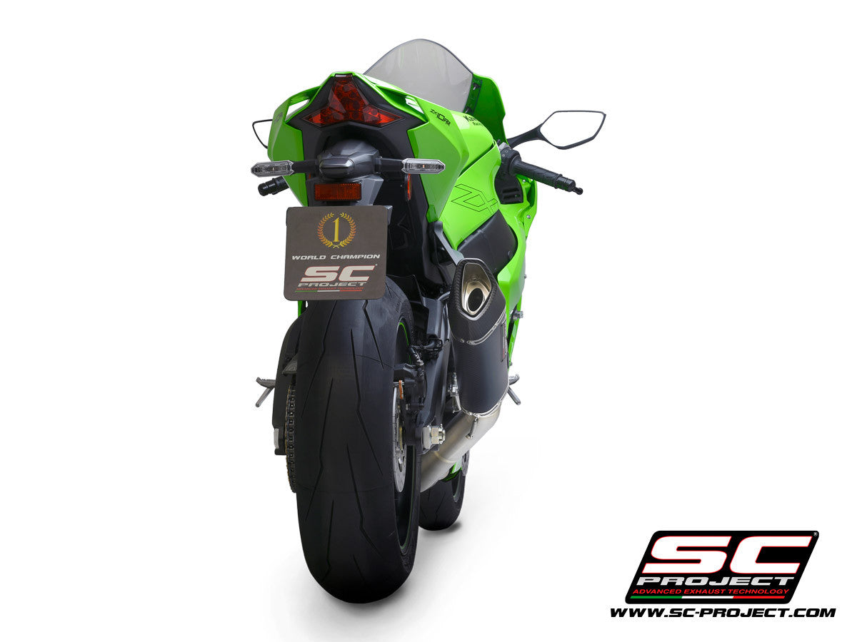 SC-Project Slip-On SC1-R + KAT-Ersatzrohr Kawasaki ZX-10 R/RR (21-25) K38A-DET91C