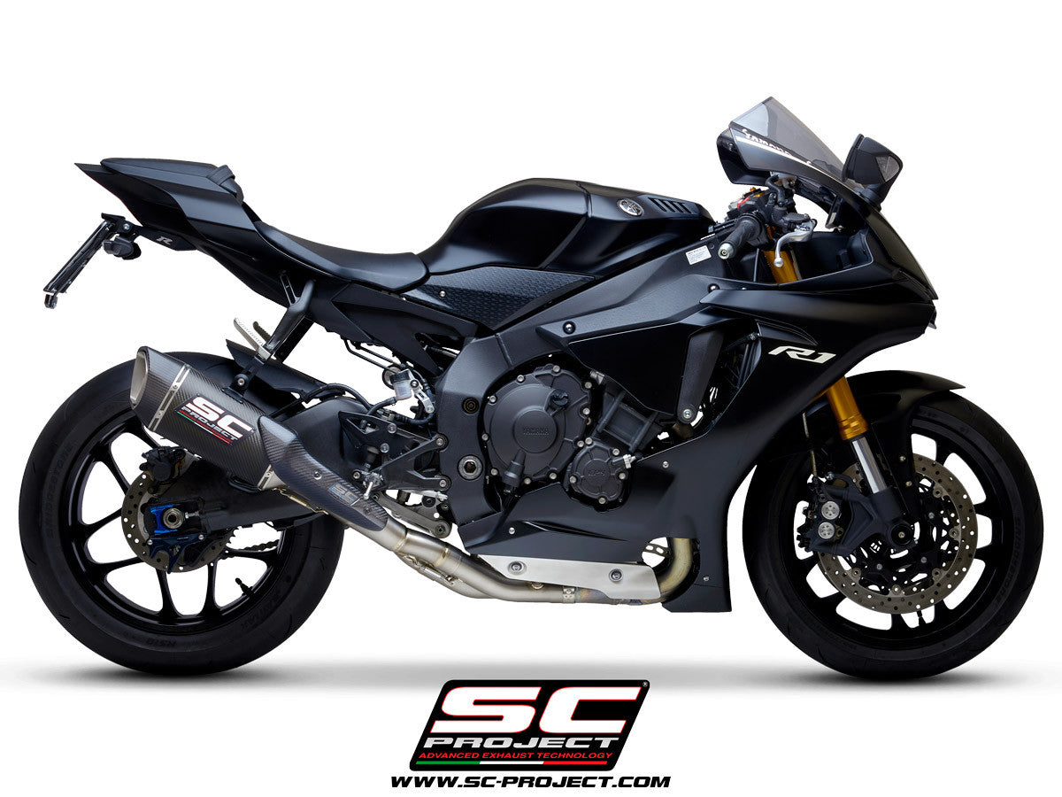 SC-Project Slip-On SC1-R + Cat Tube Yamaha YZF-R1/M RN49 (17-19)