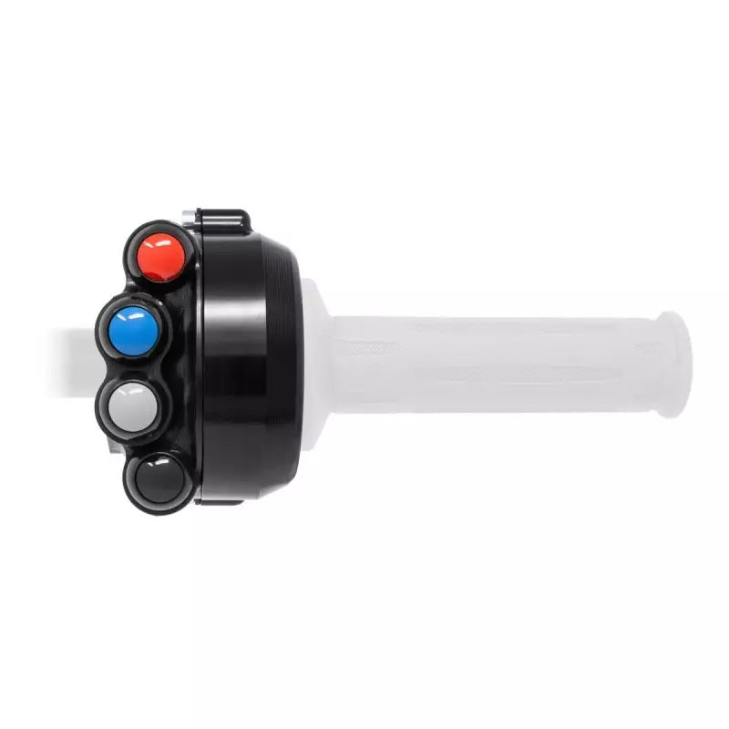 Gas grip housing with handlebar switch Jetprime BMW M1000RR K66 (21-25) JP ACC 038