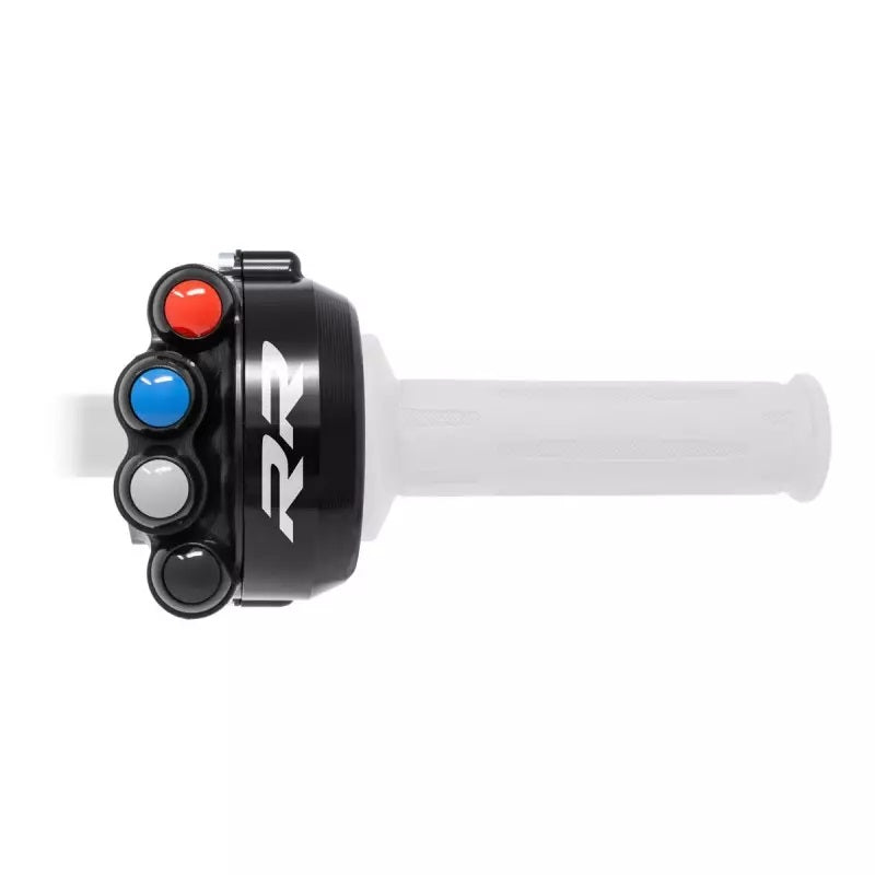 Gas grip housing with handlebar switch Jetprime BMW M1000RR K66 (21-25) JP ACC 038