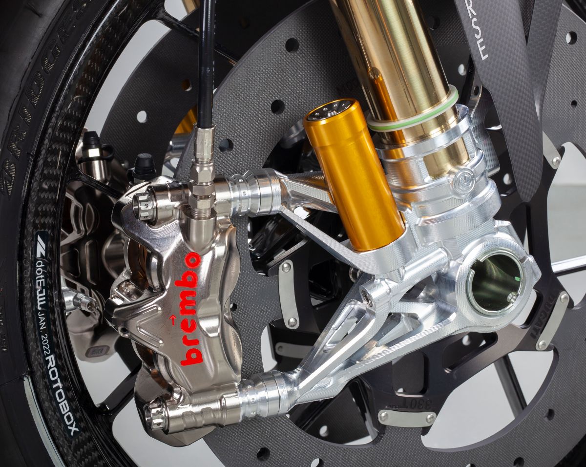 CNC Gabelfuß-Set 108 mm „GP Style“ Motocorse Ducati Panigale V4 S (2025)