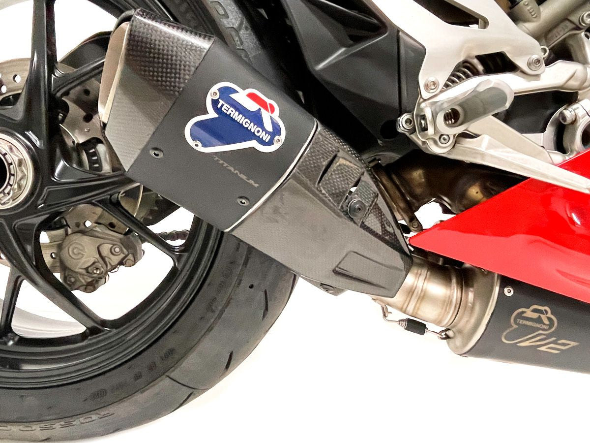Sistema semi-completo termnoni Termignoni in acciaio inossidabile Ducati Panigale V2 955 (20-24) D22109440inc
