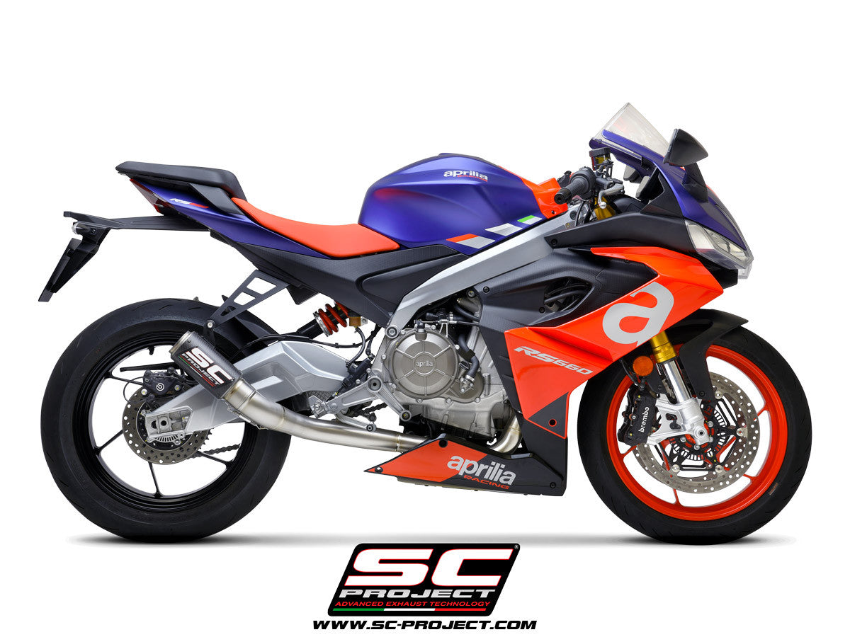 SC-Project Titan Komplettanlage 2-1 CR-T Aprilia RS 660 (20-25) A23A-TC36