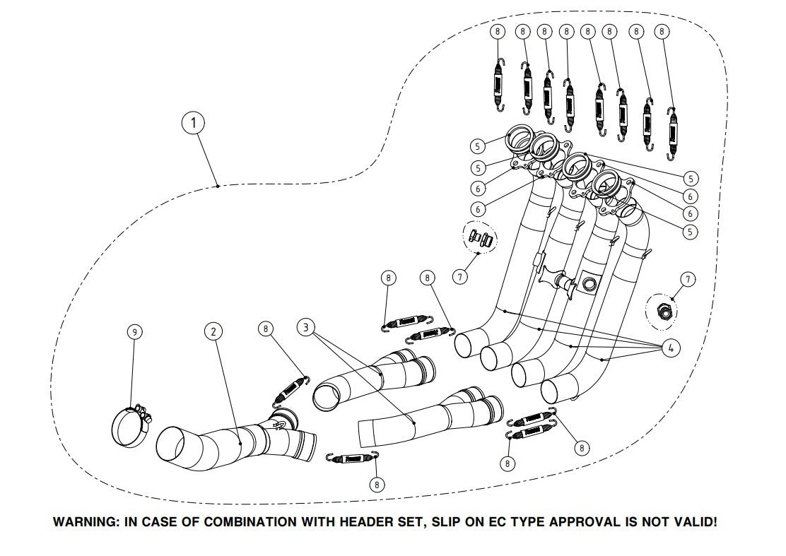 Akrapovic colector (acero inoxidable) BMW S1000RR K46 (10-14) E-B10R1