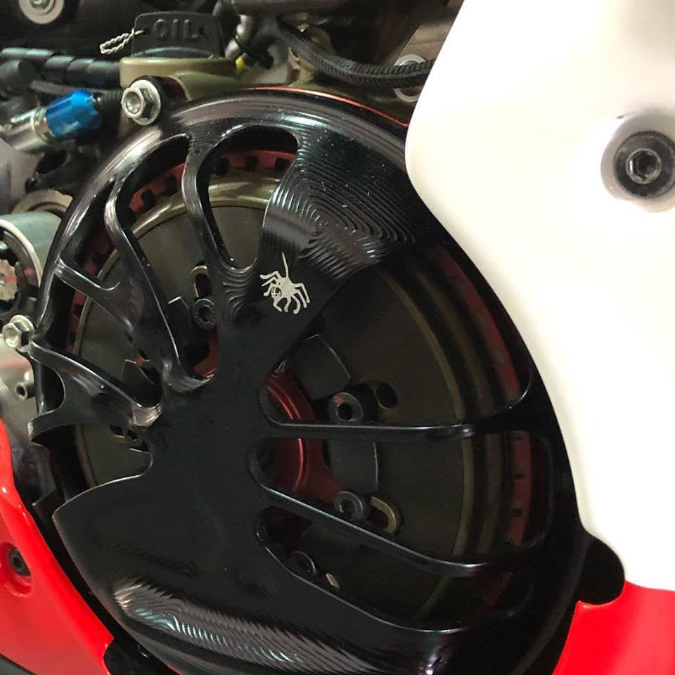 Dry clutch cover spider racing ducati panigale v4/s/r (18-24) 20.d180.1