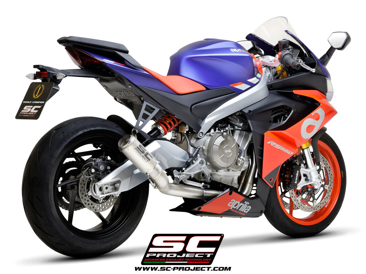 SC-Project Titan Komplettanlage 2-1 CR-T Aprilia RS 660 (20-25) A23A-TC36