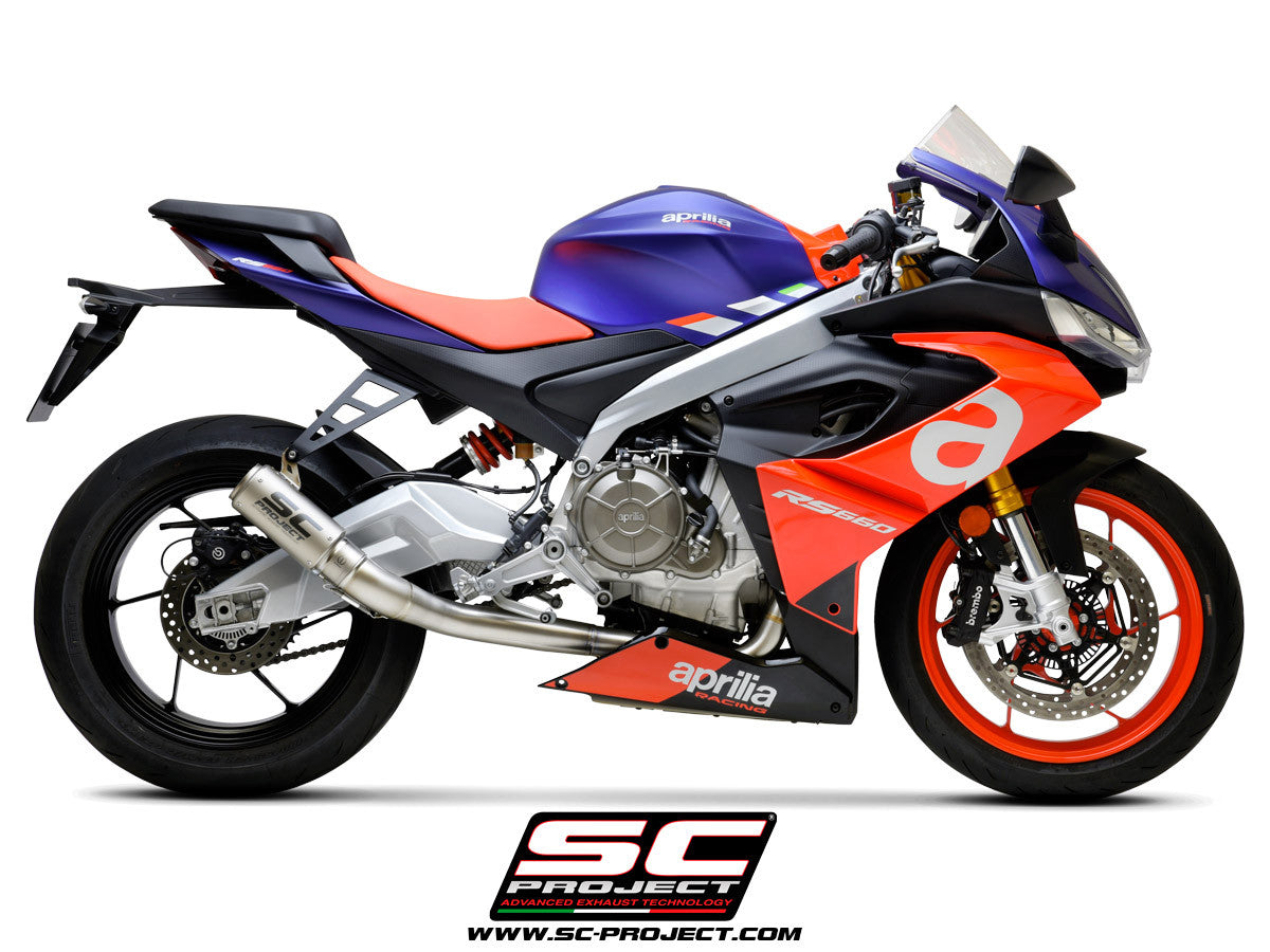 SC-Project Titan Komplettanlage 2-1 CR-T Aprilia RS 660 (20-25) A23A-TC36