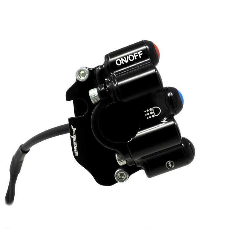 Alcanzos de agarre de gas con interruptor de manillar JetPrime Honda CBR 1000 RR SC77 (17-19) JP ACC 017