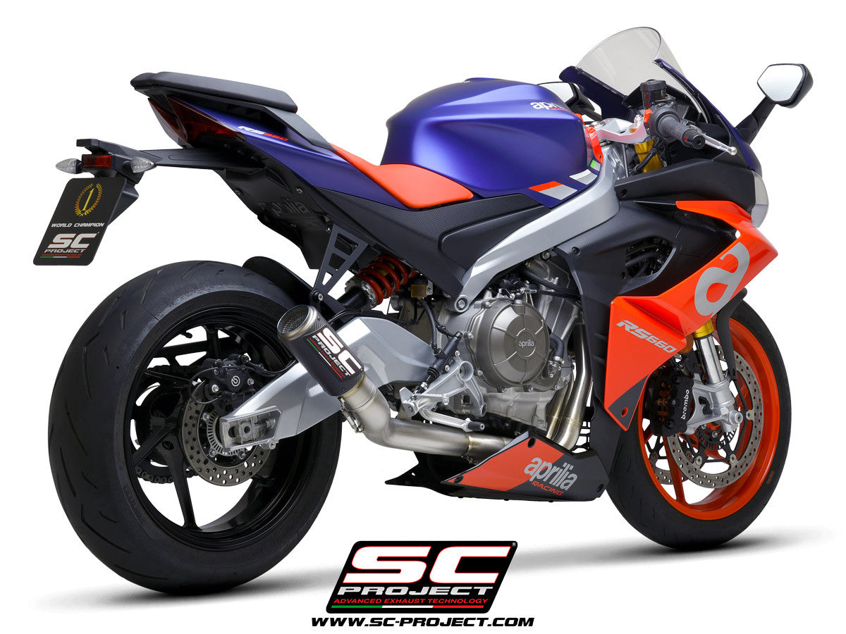 SC-Project Titan Komplettanlage 2-1 CR-T Aprilia RS 660 (20-25) A23A-TC36