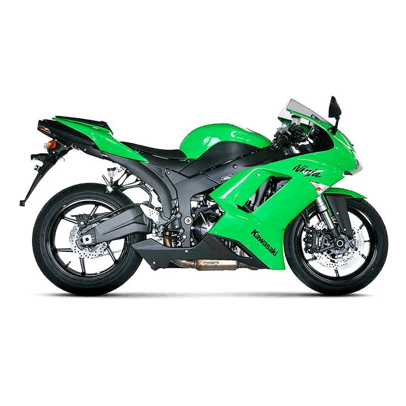 Akrapovic Slip-On Line (Titanio) Kawasaki ZX-6R (07-08) S-K6SO5-HACT