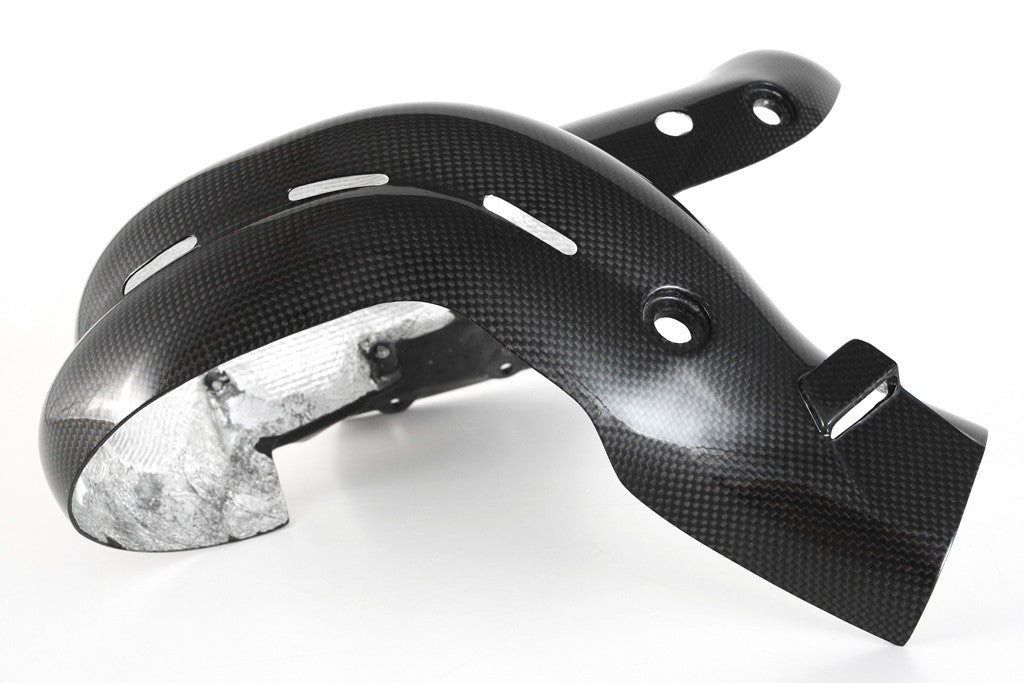 Heat protection manifold carbon fullsix ducati panigale v4/s/r (18-21)