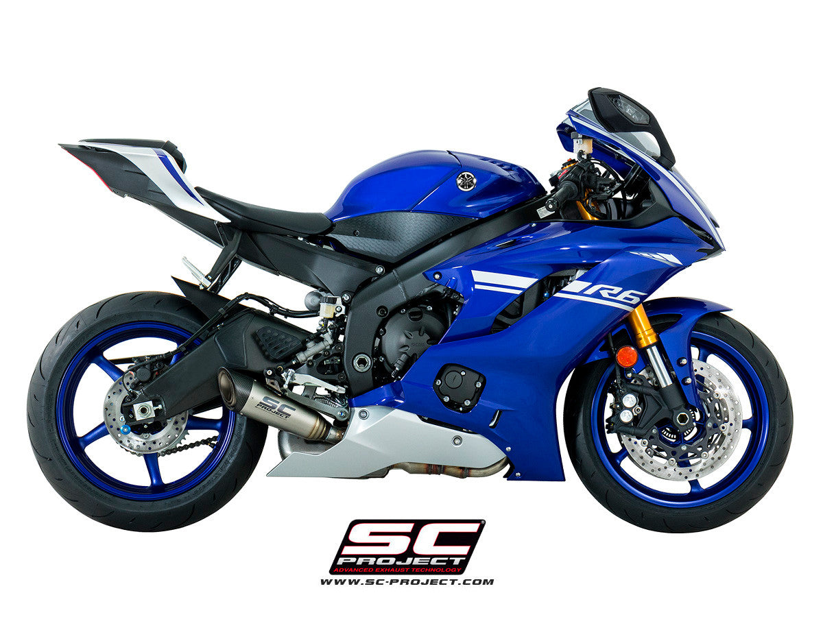 SC-Project Slip-on S1 Yamaha YZF-R6 RJ27 (17-25) Y21A-L41T