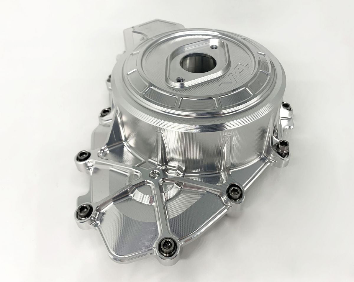 Alloggiamento del motore in alluminio a sinistra con viti in titanio MotoCorse Ducati Panigale V4/S/R (18-24)