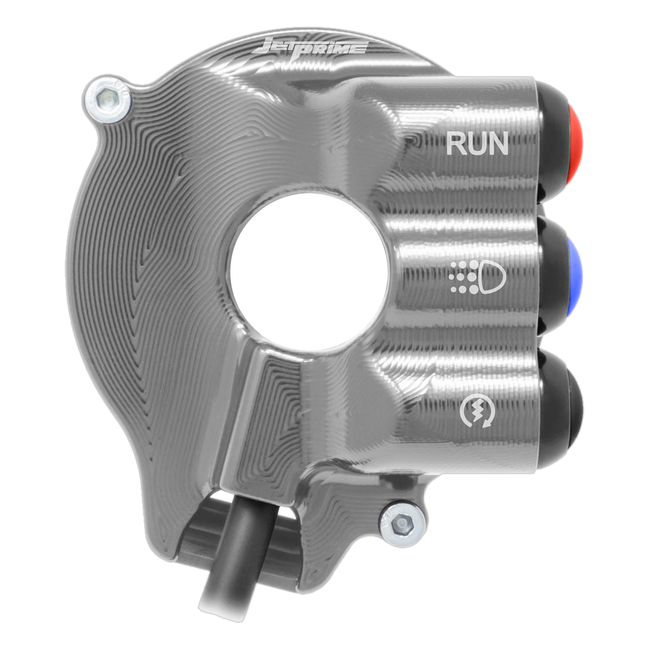 Gasgriffgehäuse mit integriertem Lenkerschalter JetPrime Aprilia RSV4 RF (17-18) JP CO AP009