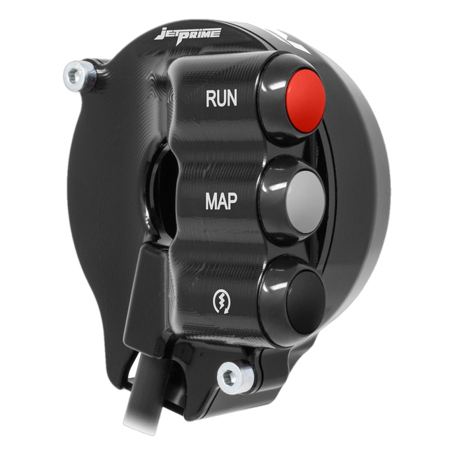 Gasgriffgehäuse mit integriertem Lenkerschalter JetPrime Aprilia RS 660 (20-24) JP CO AP660