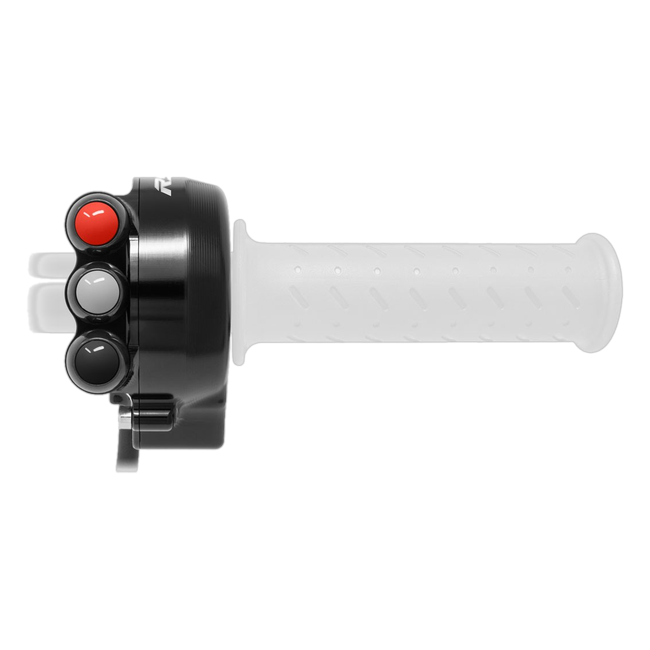 Gasgriffgehäuse mit integriertem Lenkerschalter JetPrime Aprilia RS 660 (20-24) JP CO AP660