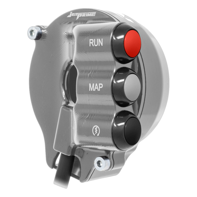Gasgriffgehäuse mit integriertem Lenkerschalter JetPrime Aprilia RS 660 (20-24) JP CO AP660