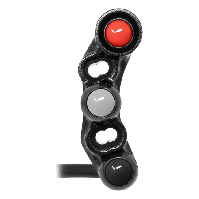 Lenkerschalter Superbike rechts JetPrime Honda CBR 1000 RR-R Fireblade (20-26) JP SPD 027M – für MoTeC-Dashboard, universelles Lochbild