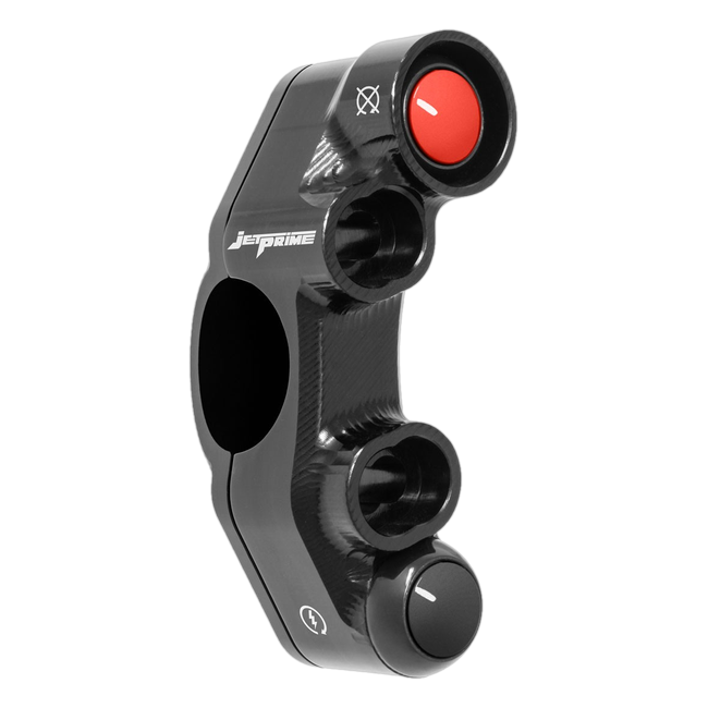 Lenkerschalter Sport rechts JetPrime Aprilia RS 660 (20-26) JP SPD MK300 – für Mectronik-Dashboard, universelles Lochbild
