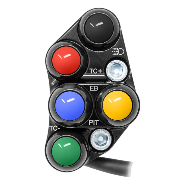 Lenkerschalter Superbike links JetPrime Aprilia RSV4 / RSV4 RR (17-20) JP SPS 009 – für APX-Dashboard