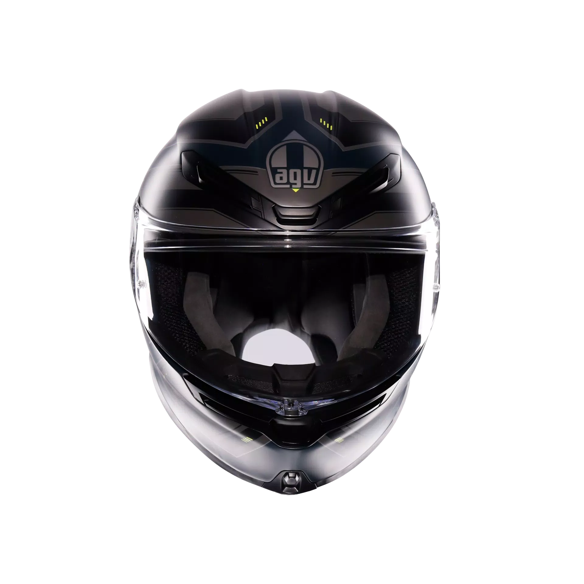 AGV K6 S ヘルメット エンハンス マット グレー/フルオ イエロー | 2118395001022 