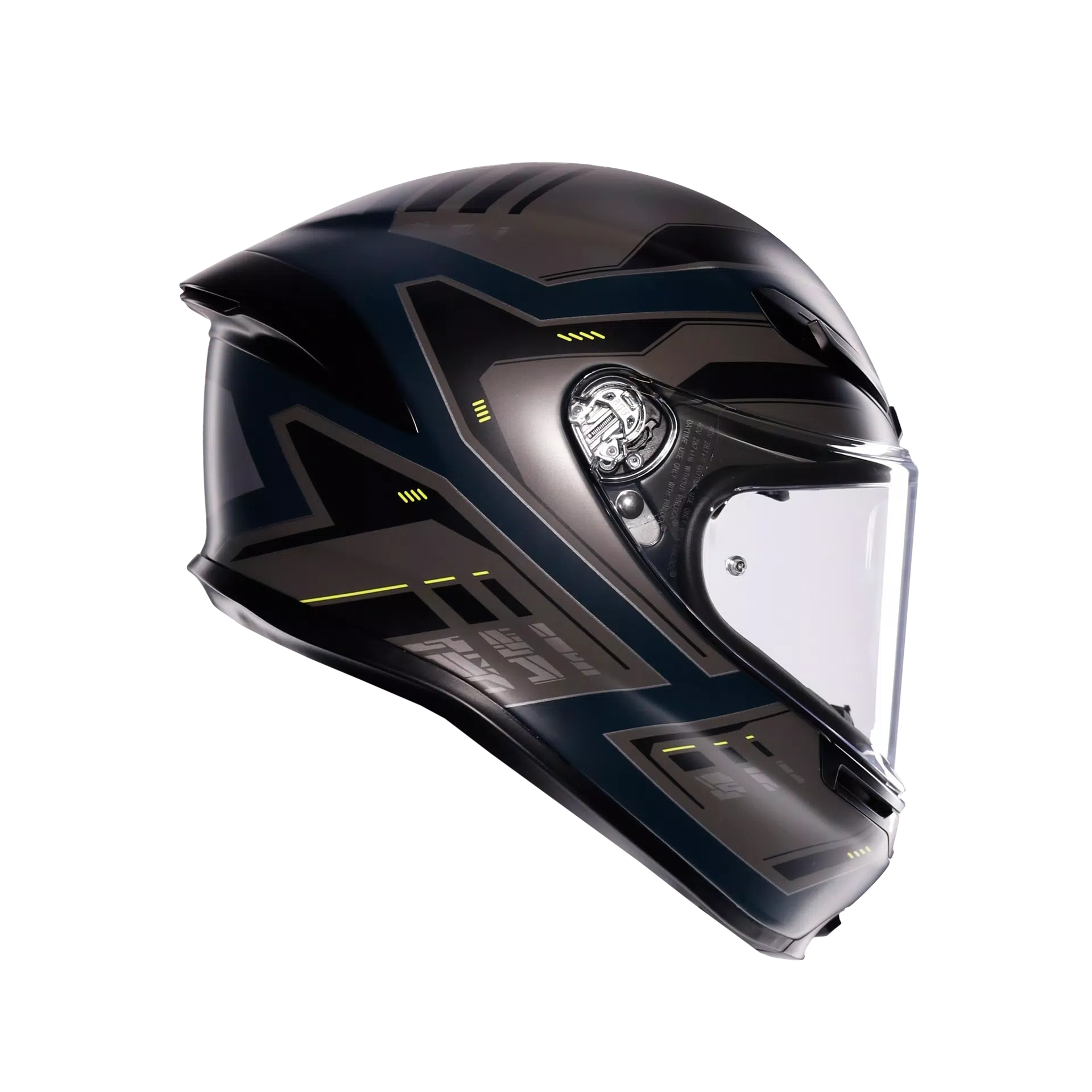 AGV K6 S ヘルメット エンハンス マット グレー/フルオ イエロー | 2118395001022 