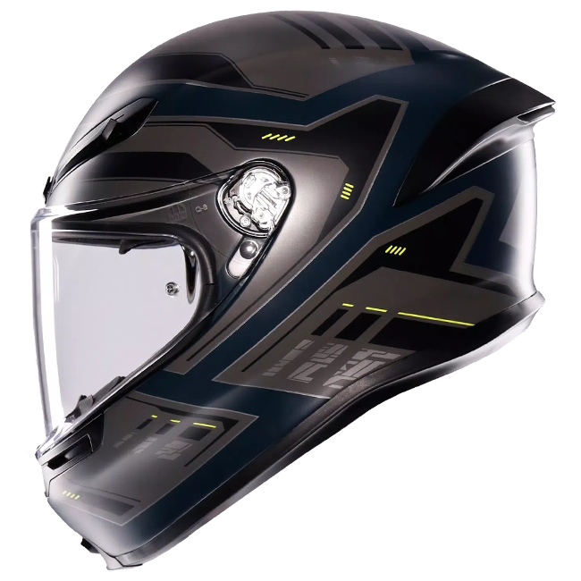 AGV K6 S Helmet Enhance Matt Grey/Fluo Yellow | 2118395001022