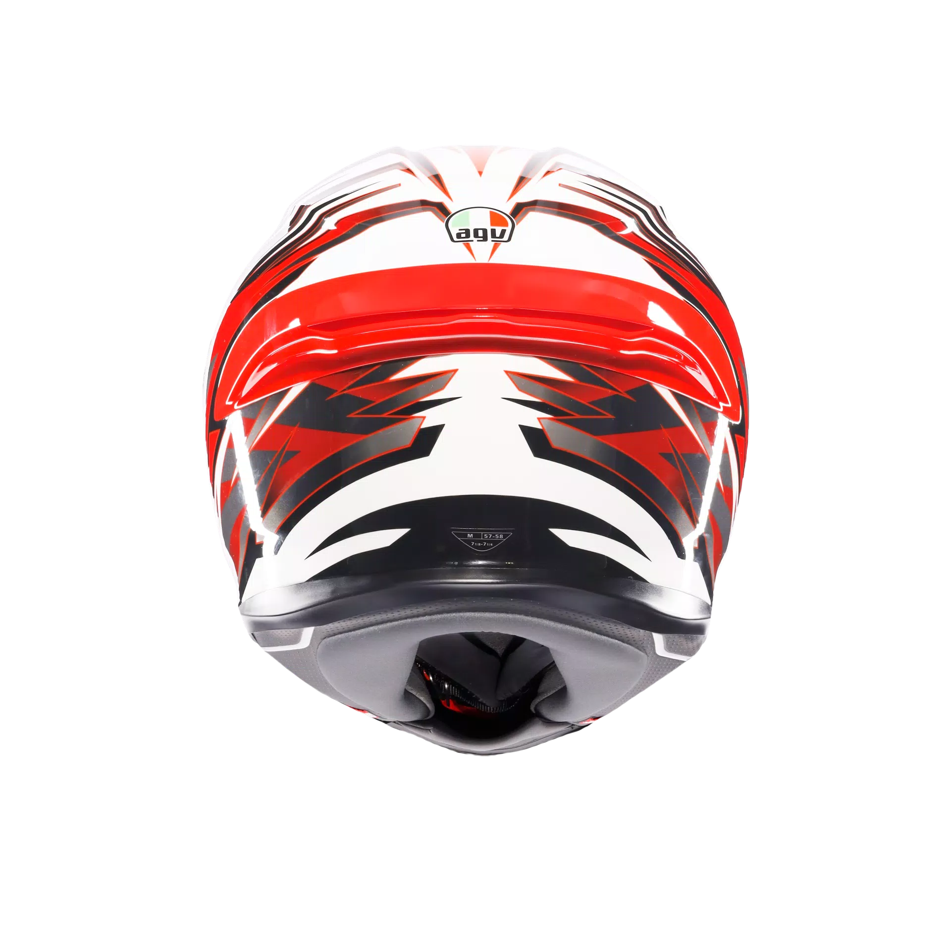 agv k6 sale AGV K6 S Reeval – White/Red/Grey Helmet with Pinlock & Carbon – TGP MotoRacing
