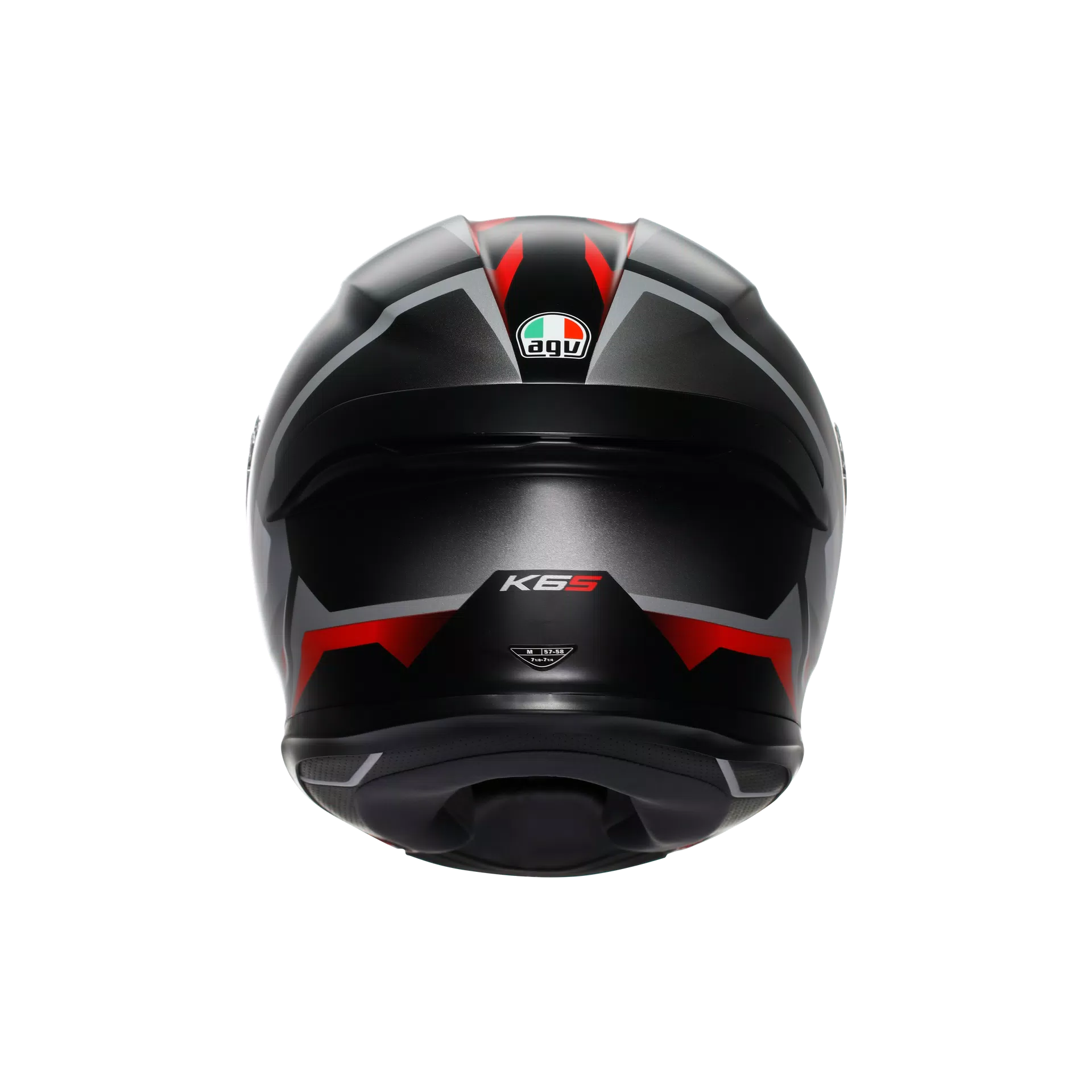 AGV K6 S Karve Helmet – Matt Black/White/Red