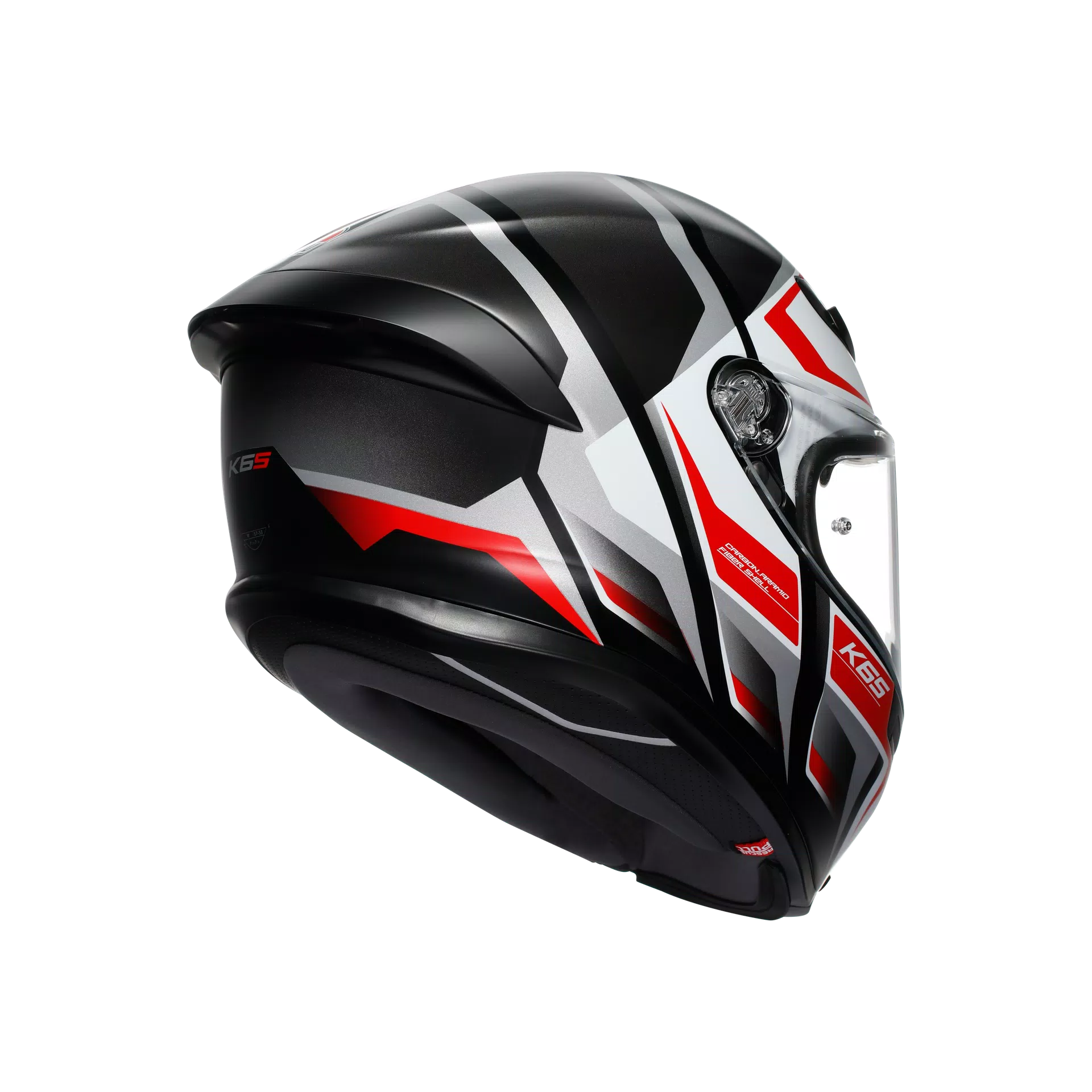 AGV K6 S Karve Helmet – Matt Black/White/Red