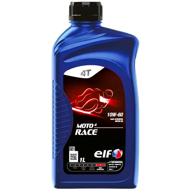Huile moteur ELF Moto 4 Race 10W60 - 1 litre 