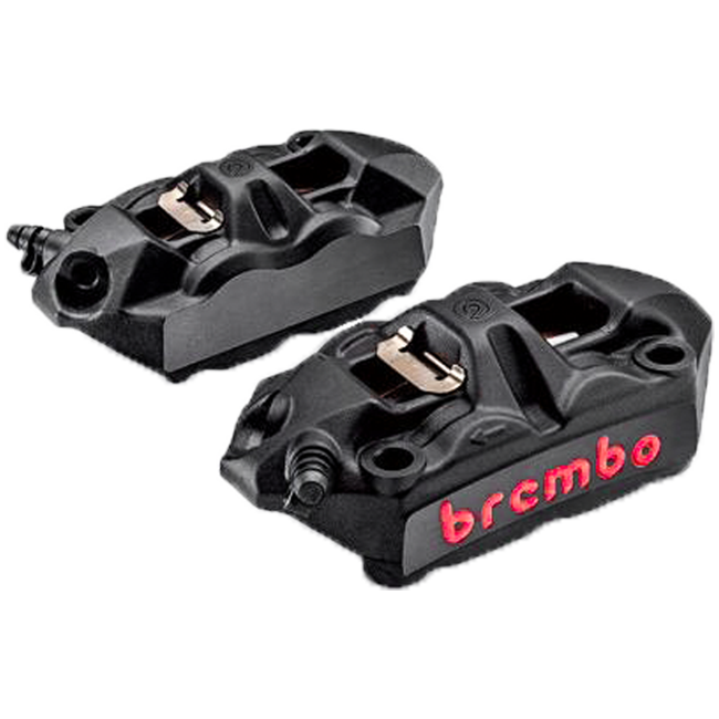 Kit de pinças de travão Brembo Radial M4 Monoblock Preto 108mm 220A39750 