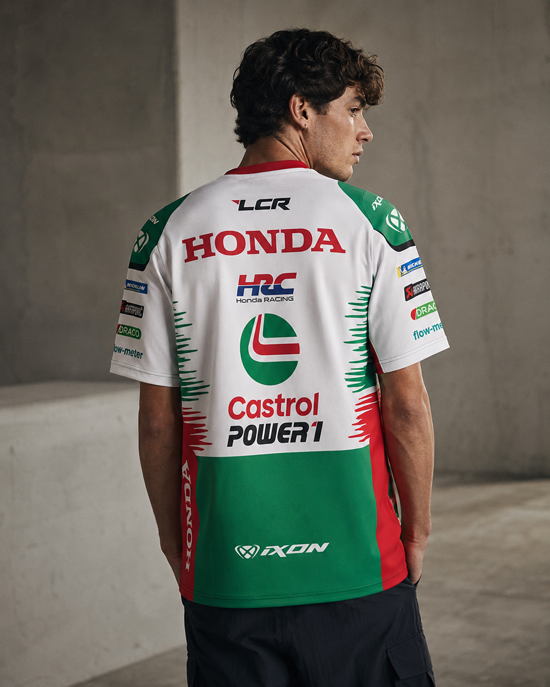 LCR Honda Racing Team Johann Zarco #5 T-shirt replika za muškarce 2026 IXON 