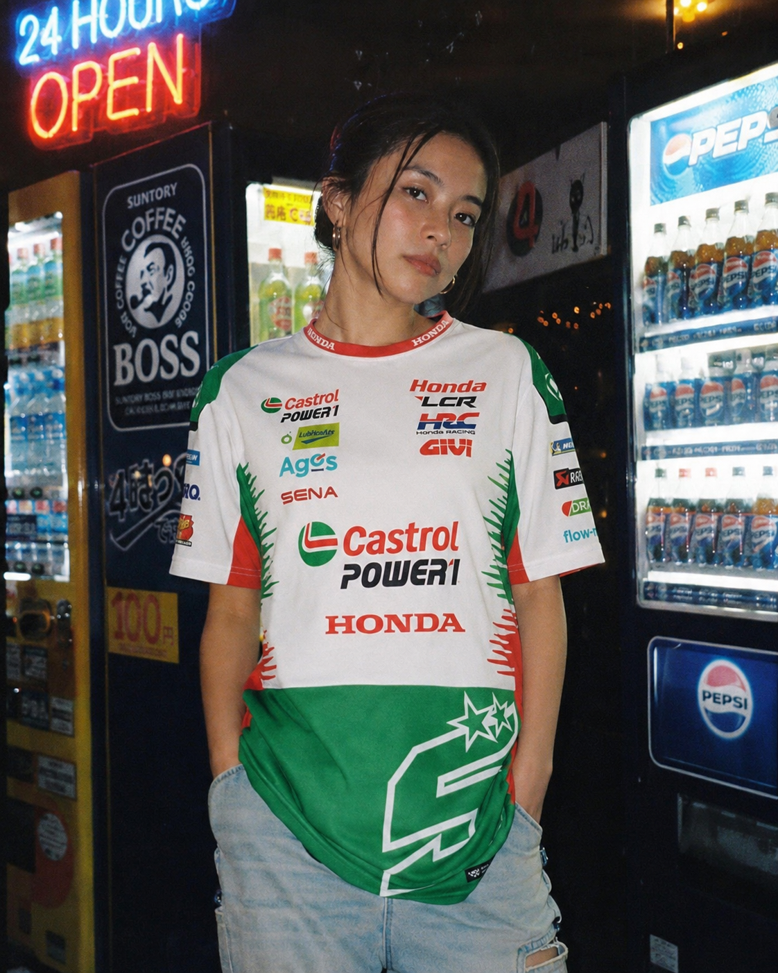 LCR Honda Racing Team Johann Zarco #5 T-shirt replika za muškarce 2026 IXON 