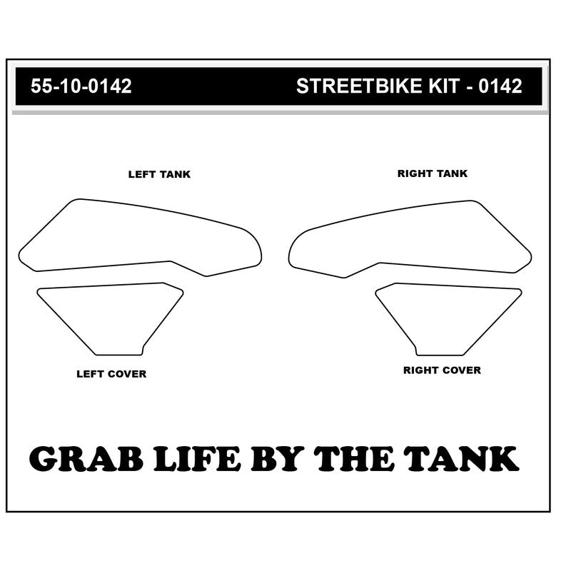 Stompgrip Vulcano Pads de Tração Honda CBR 1000 RR SC77 (17-19) 55-10-0142 