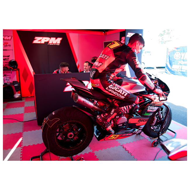 Spark Exhaust Komplettanlage Untersitz Grid-O Titanium Ducati Panigale 959 (16-19) GDU8832T