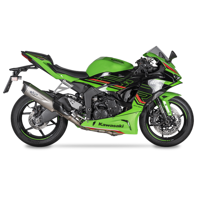 Spark Exhaust Komplettanlage Racing Force Evo EVO2024 102 dB Titanium Kawasaki ZX-6R (09-26) GKA8834T
