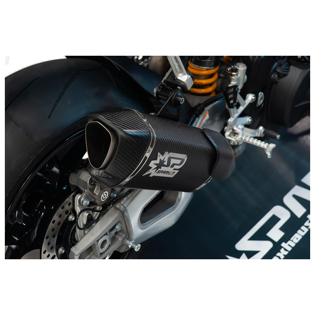 Spark Exhaust Slip-On Force Evo Titanium Aprilia RSV4 (17-26) GAP0408C